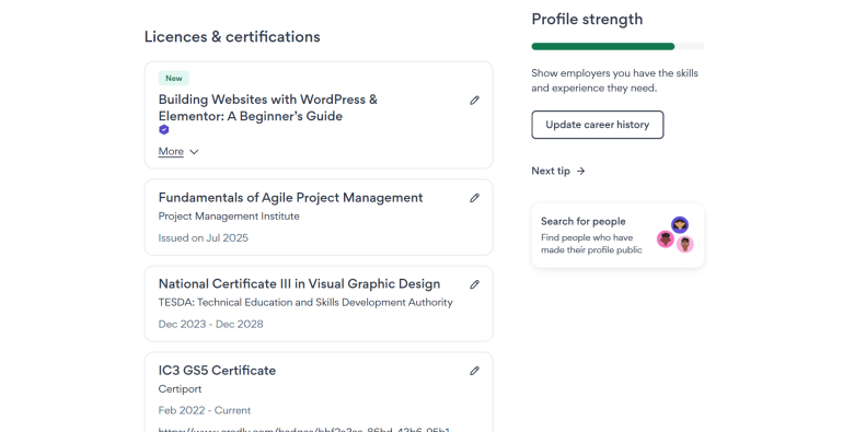 My Profile _ Jobstreet - Google Chrome 05_08_2026 5_33_21 pm
