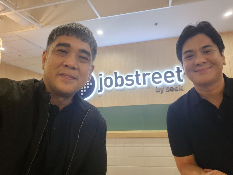 Sir Coy and Garry at Jobstreet